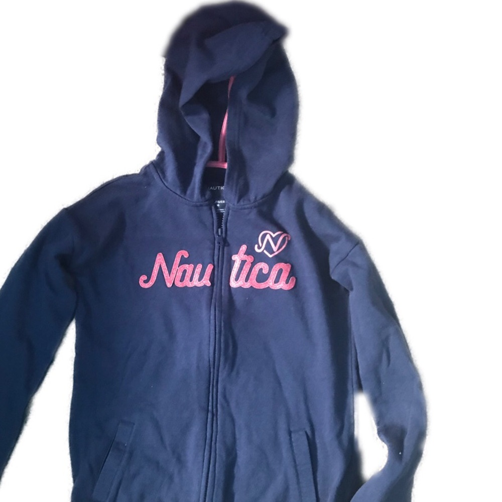 A Blue Nautica Hoodie